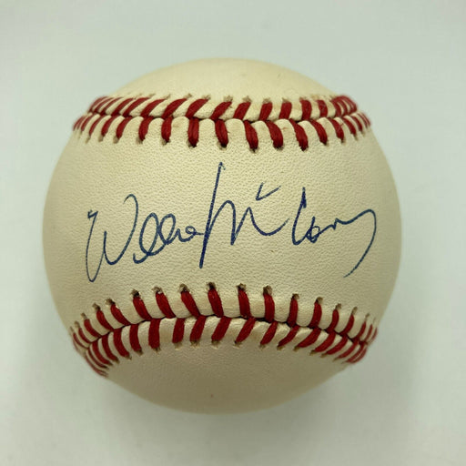 Nice Willie McCovey Signed 1980's Official National League Baseball JSA COA
