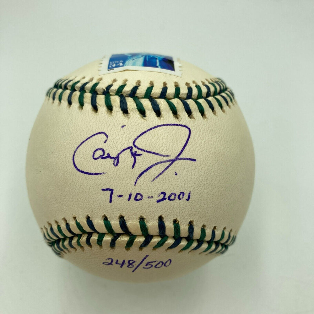 Cal Ripken Jr. "7-10-2001" Final All Star Game Signed Baseball JSA COA