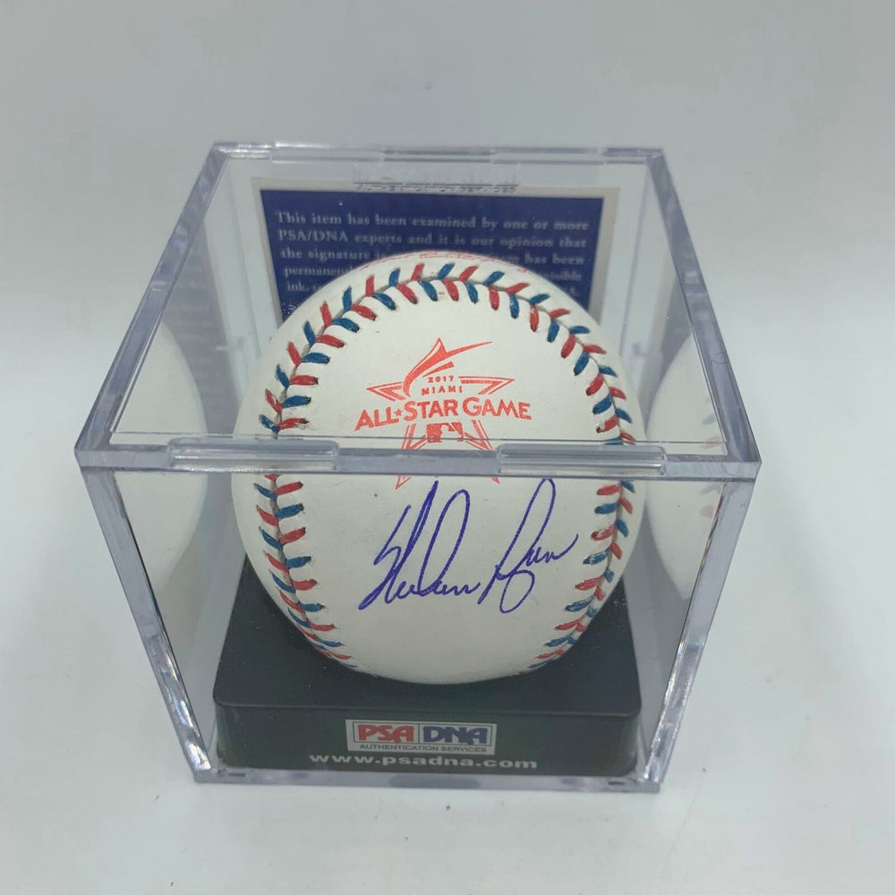 Nolan Ryan Signed 2017 All Star Game Baseball PSA DNA Graded Gem Mint 10