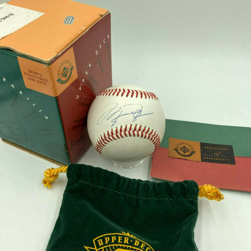 Stunning Michael Jordan Signed Autographed Baseball UDA Upper Deck COA & Box