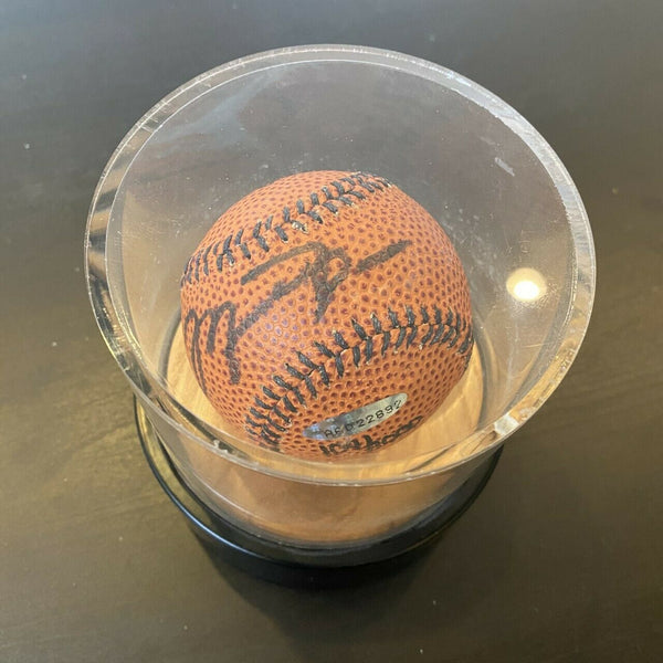 Michael Jordan Signed Nike Basketball Style Baseball UDA Upper Deck Authentic