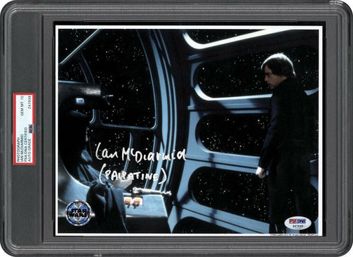 Ian McDiarmid Palpatine Signed 8x10 Star Wars Photo PSA/DNA GEM MINT 10