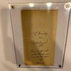 Muhammad Ali "Love Is The Net Hearts Caught Like Fish" Signed Boxing Card JSA
