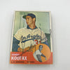 Sandy Koufax Signed Autographed 1963 Topps Baseball Card JSA COA