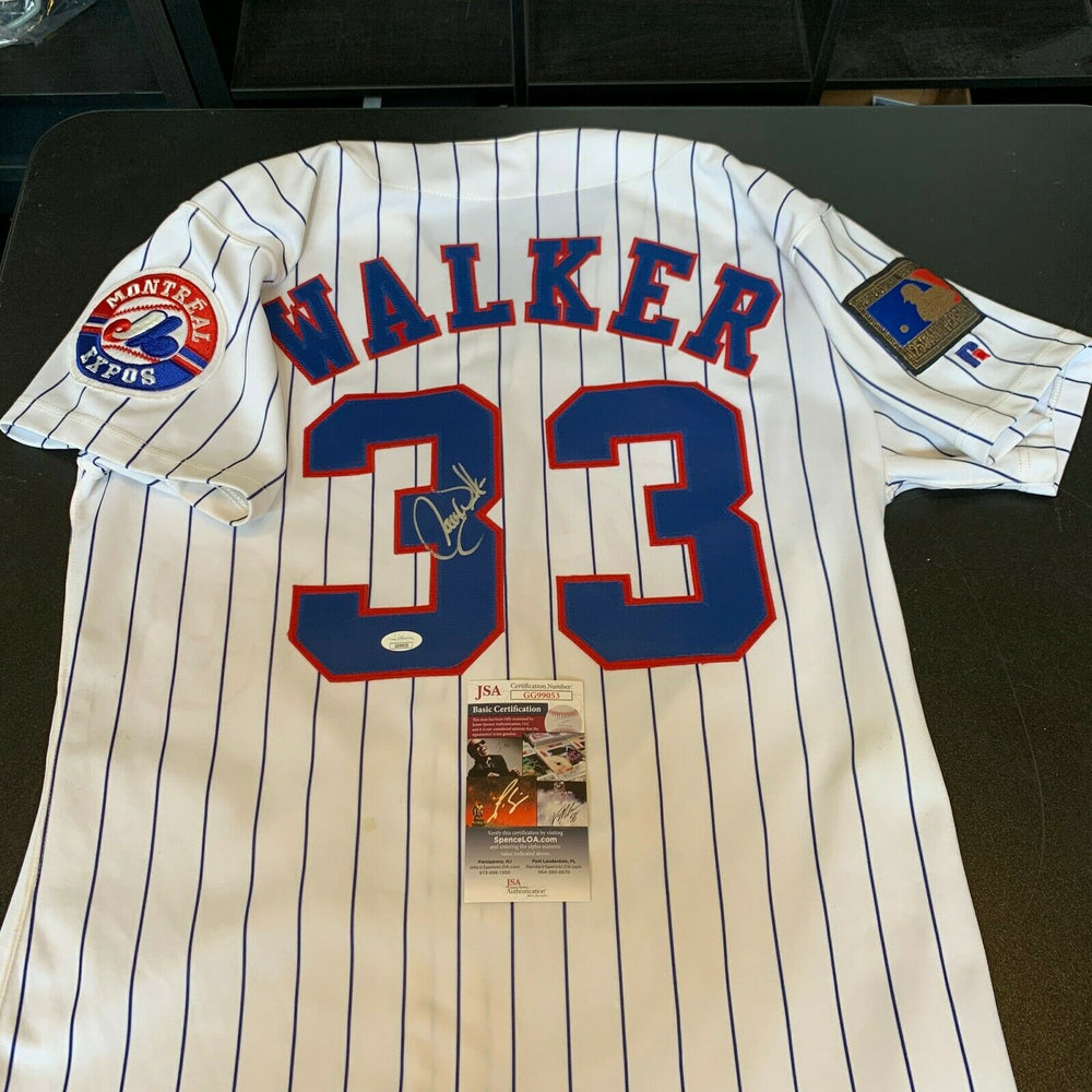 1994 Larry Walker Signed Game Used Montreal Expos Jersey With JSA COA —  Showpieces Sports