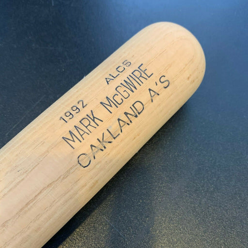 Mark Mcgwire 1992 ALCS Playoffs Game Issued/ Used Rawlings Adirondack Bat