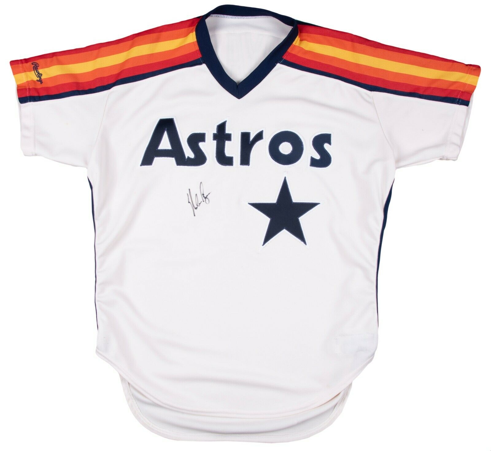 1987 Nolan Ryan Signed Houston Astros Authentic Team Issued Jersey Bec —  Showpieces Sports