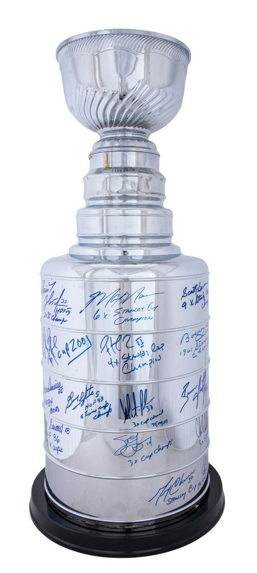NHL Hockey Legends Signed Full Size Stanley Cup 26 Sigs Jagr Roy Brodeur JSA COA