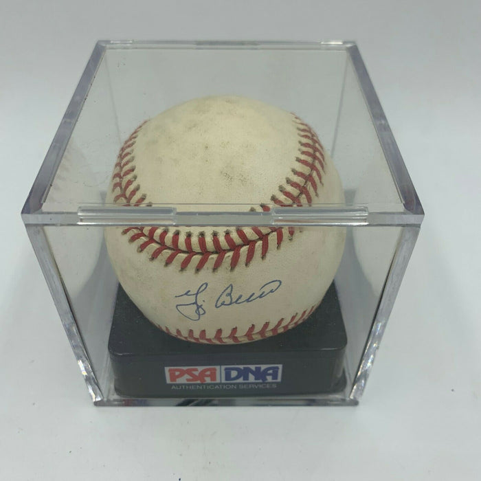 Yogi Berra Signed American League Baseball Graded PSA DNA 9.5 MINT+