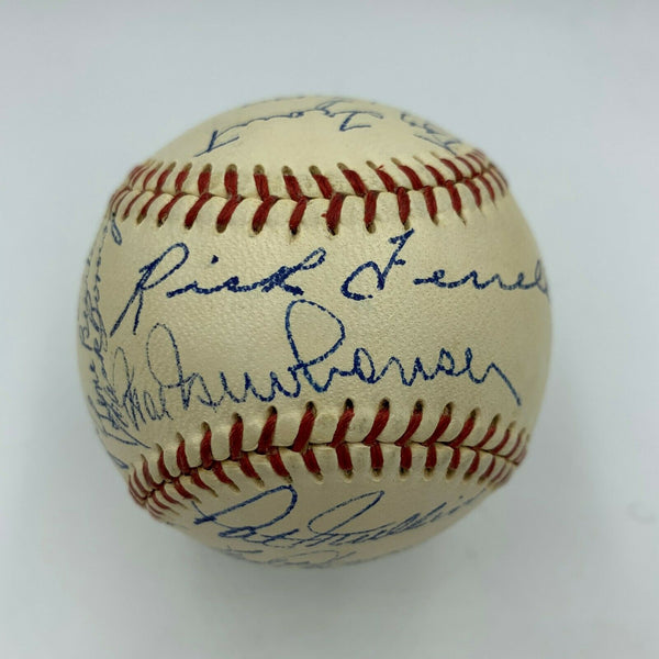 Beautiful 1951 Detroit Tigers Team Signed Baseball 29 Sigs With JSA COA