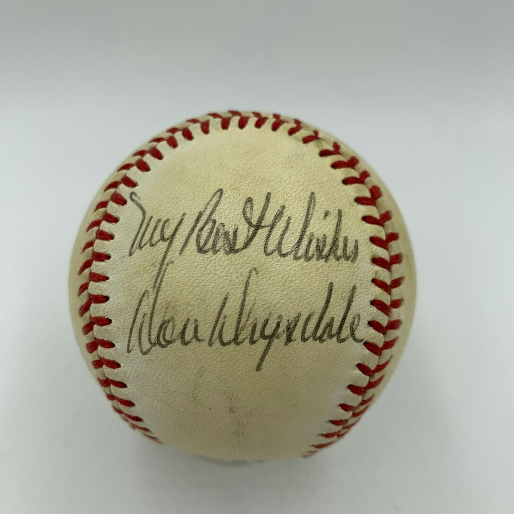 Don Drysdale "My Best Wishes" Signed American League Baseball With JSA COA