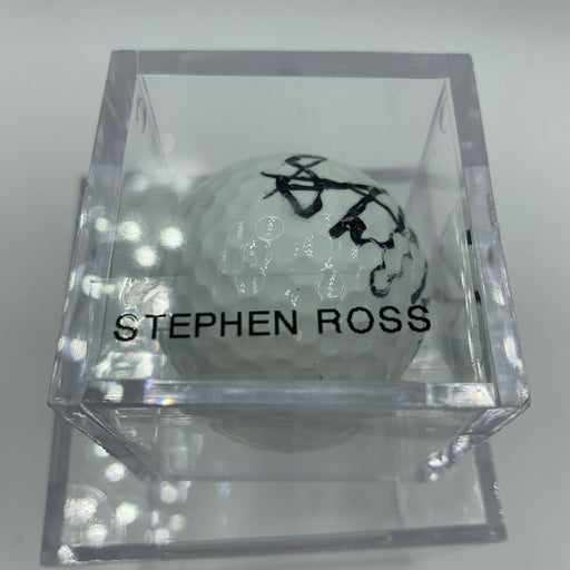 Stephen  Ross Signed Autographed Golf Ball PGA With JSA COA