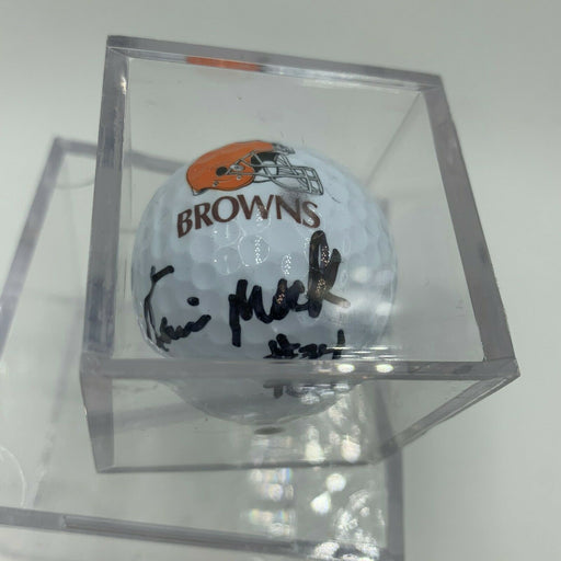 Kevin Mack NFL Signed Autographed Golf Ball PGA With JSA COA