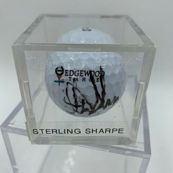Sterling Sharpe Green bay Packers Signed Autographed Golf Ball PGA With JSA COA