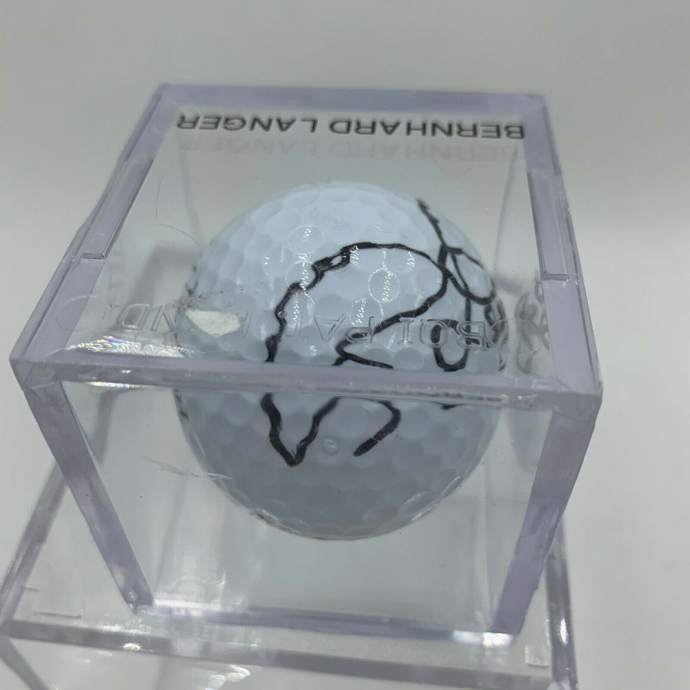 Bernhard Langer Signed Autographed Golf Ball PGA With JSA COA