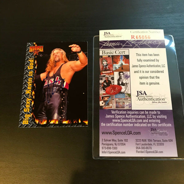Kevin Nash WWE Signed Autographed Wrestling Card With JSA COA