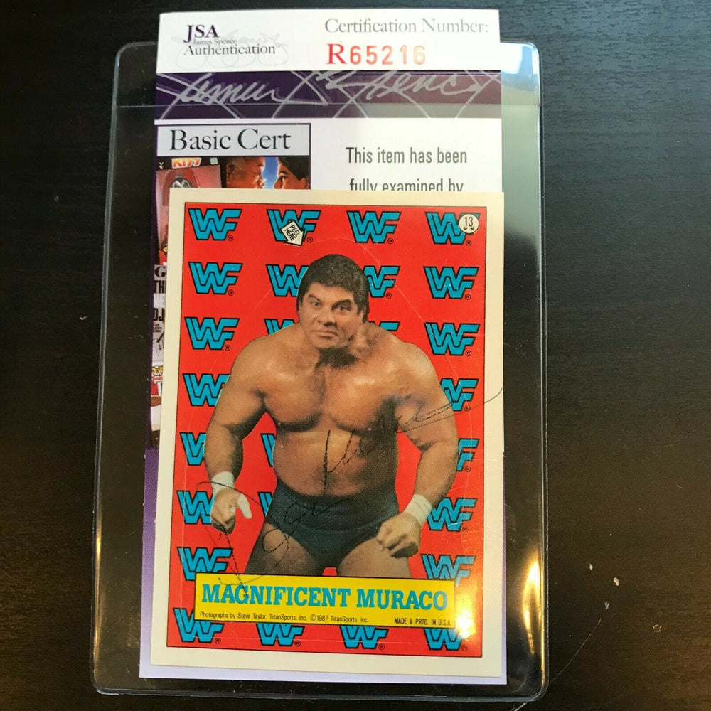 Don Muraco Signed Autographed Wrestling Card JSA COA