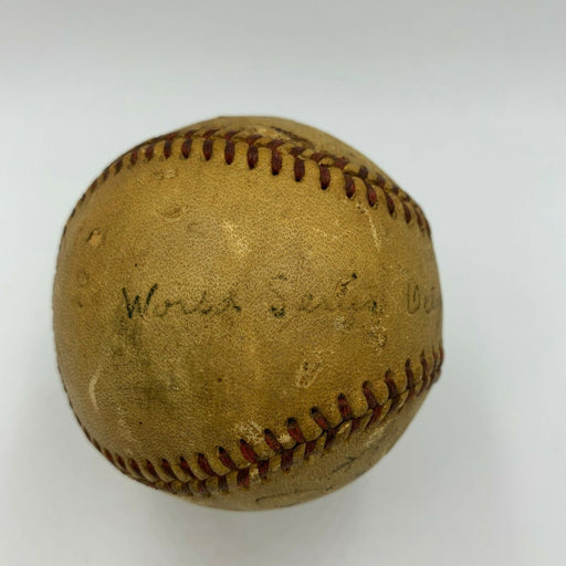 Historic Carl Erskine Signed 1953 World Series Game Used Baseball K's Record JSA