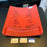 New York Giants Legends Signed Seatback Eli Manning Michael Strahan Steiner COA