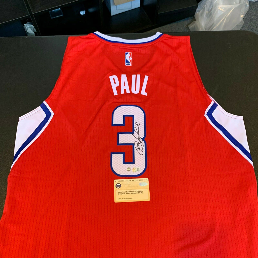 Chris Paul Signed Los Angeles Clippers Game Model Adidas Jersey With Steiner COA