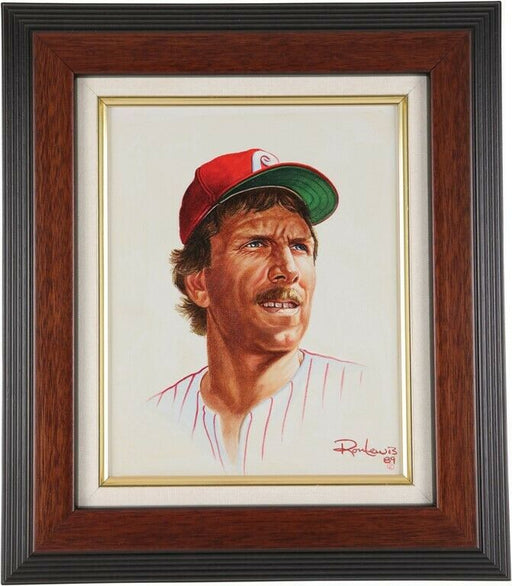 Beautiful Mike Schmidt Living Legends Original Artwork Oil Painting By Ron Lewis