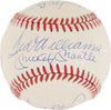 Stunning 500 Home Run Club Signed Baseball PSA DNA MINT 9 Mickey Mantle 11 Sigs