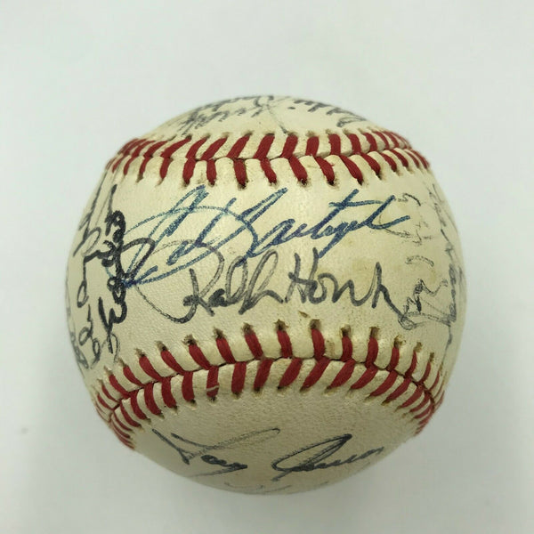 1984 Boston Red Sox Team Signed American League Baseball With Carl Yastrzemski