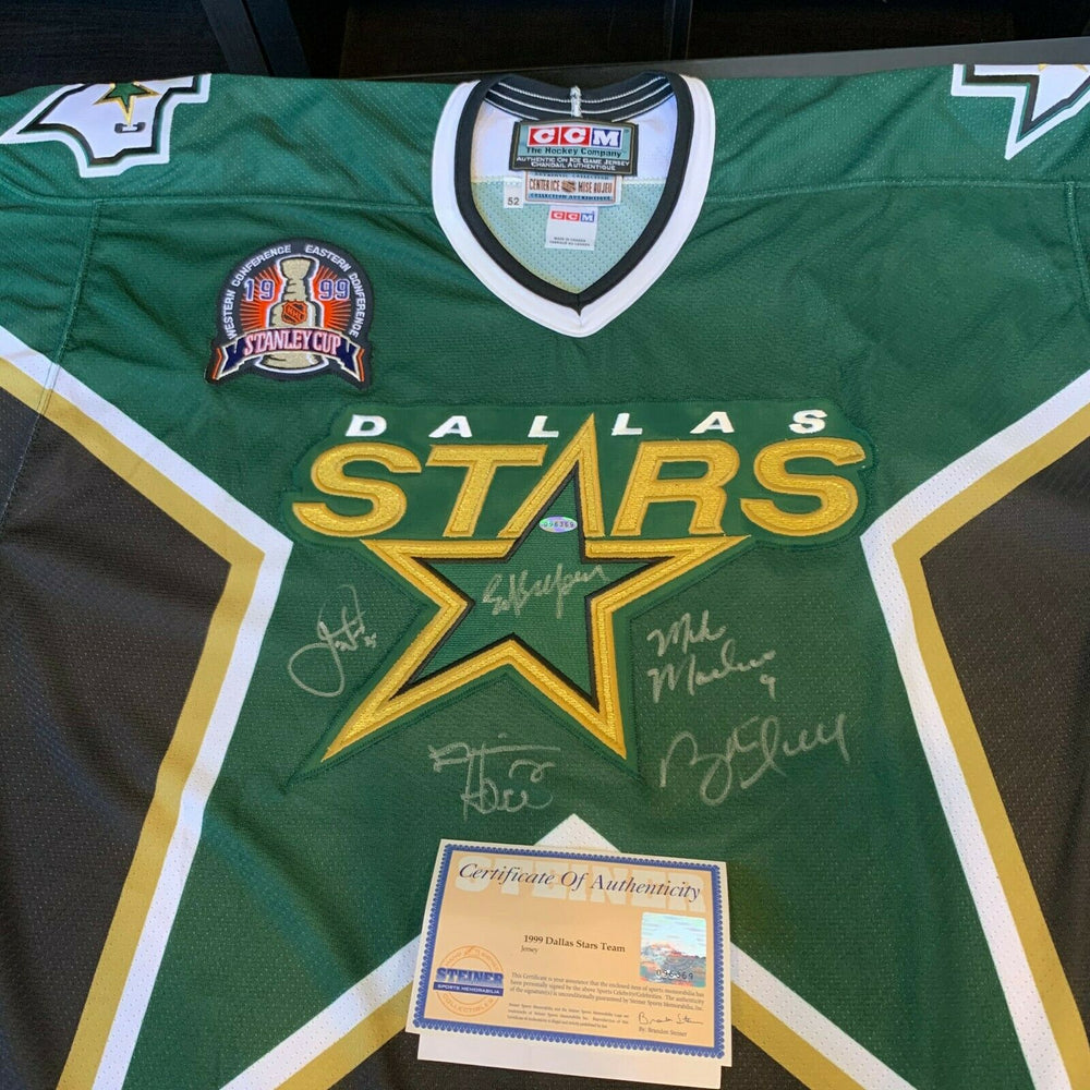 1999 Dallas Stars NHL Stanley Cup Champs Team Signed Jersey With Steiner COA