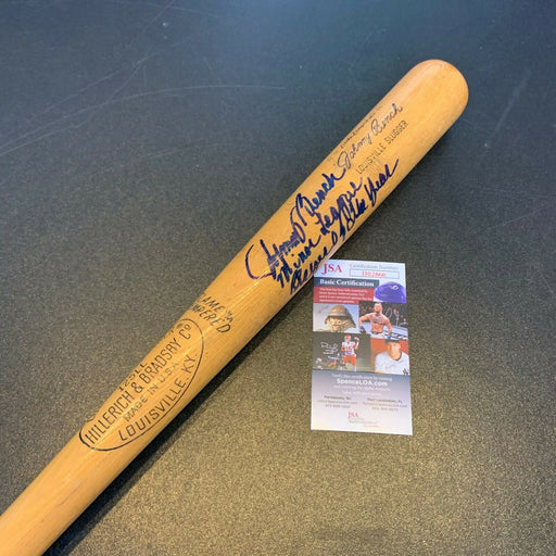Vintage Johnny Bench "Minor League Player Of The Year" Signed Inscribed Bat JSA