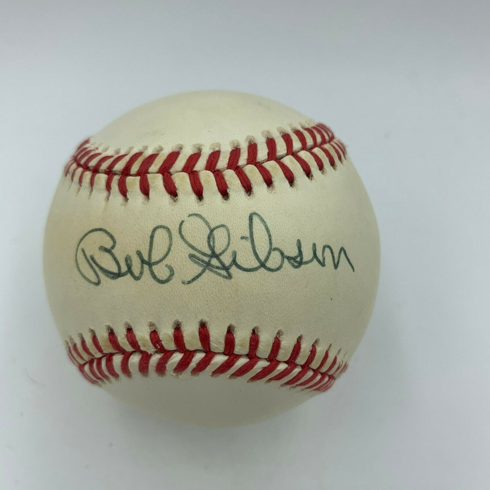 Bob Gibson Signed Official National League Baseball With JSA COA