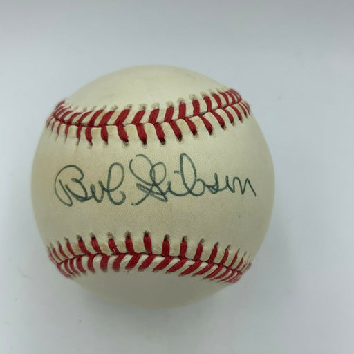 Bob Gibson Signed Official National League Baseball With JSA COA