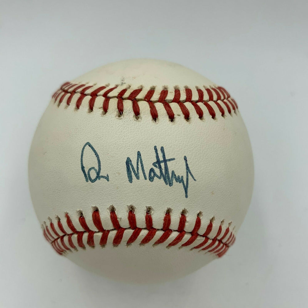 Nice Don Mattingly Signed 1980's Official American League Baseball With JSA COA
