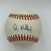 Nice Don Mattingly Signed 1980's Official American League Baseball With JSA COA