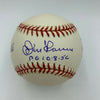 Don Larsen David Wells Dave Cone Yankees Perfect Game Signed Baseball JSA COA