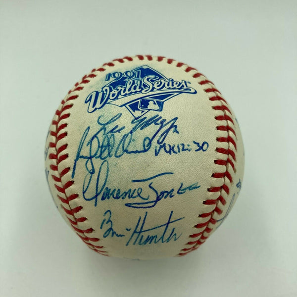 1991 Atlanta Braves NL Champs Team Signed Official World Series Baseball