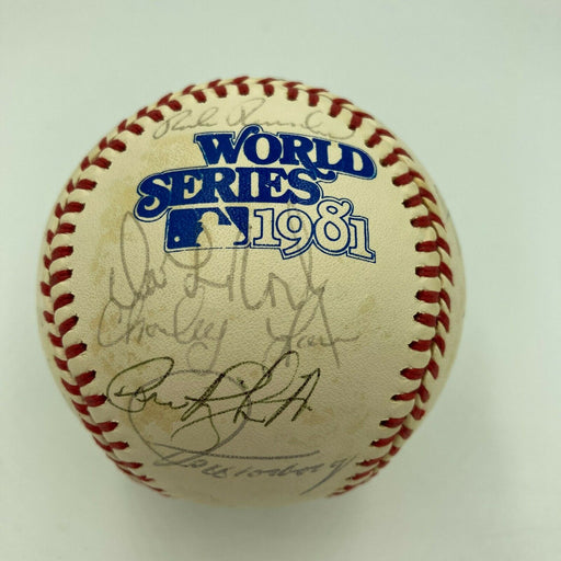 1981 New York Yankees AL Champs Team Signed 1981 World Series Baseball JSA COA