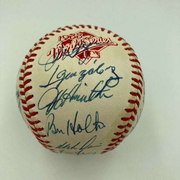 Beautiful 1988 Los Angeles Dodgers World Series Champs Team Signed Baseball JSA