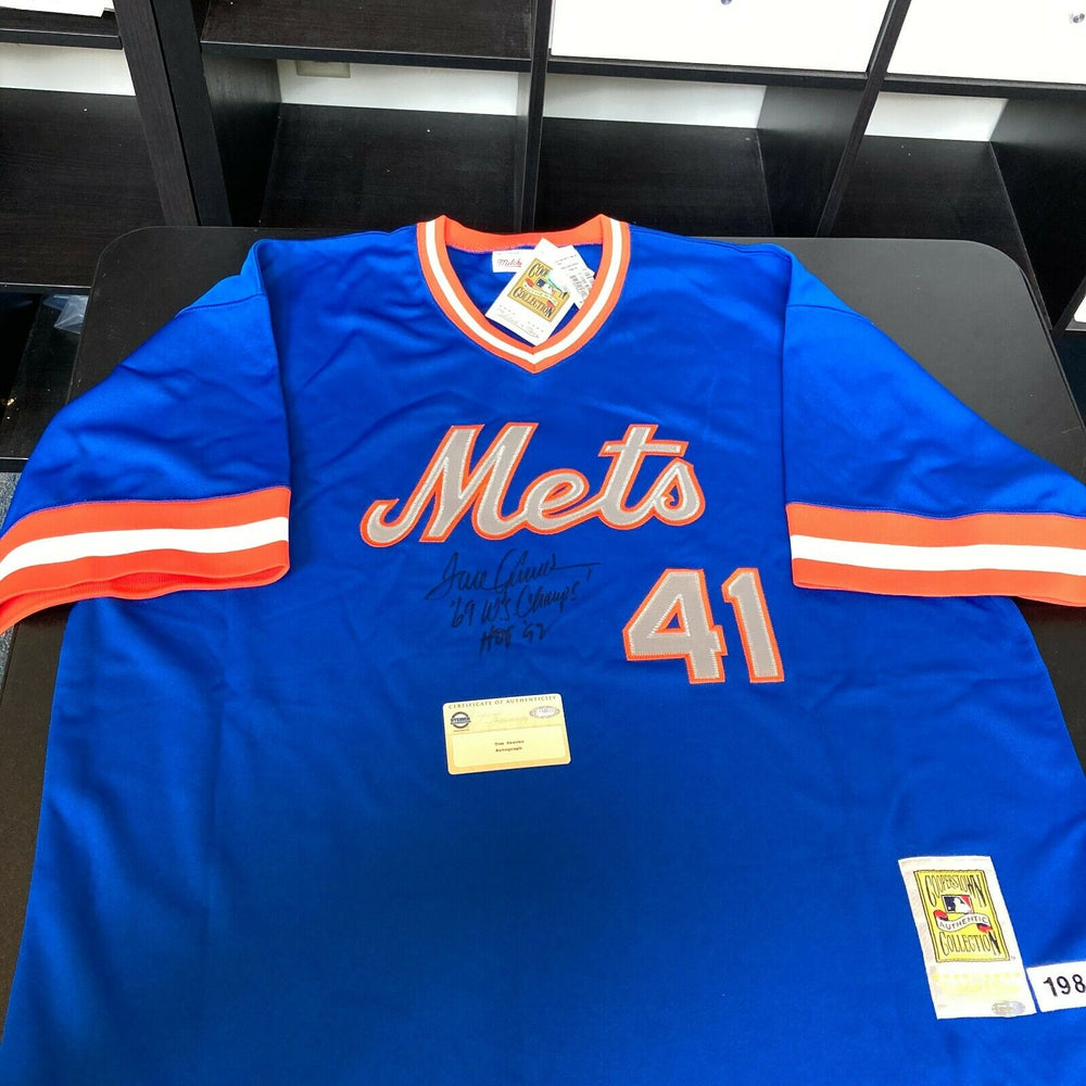 Tom Seaver "1969 W.S. Champs HOF 1992" Signed New York Mets Jersey Steiner COA