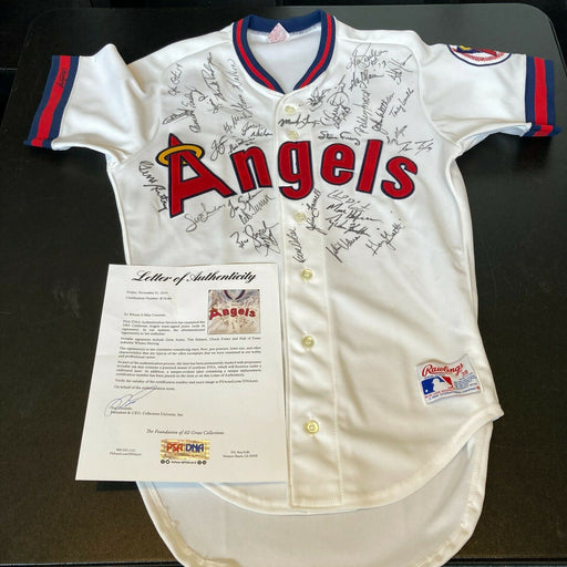 1993 California Angels Team Signed Authentic Jersey 36 Sigs Auto PSA DNA COA