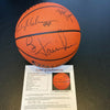 1988-89 Detroit Pistons NBA Champions Team Signed Game Basketball With JSA COA