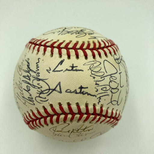 1993 Toronto Blue Jays World Series Champs Team Signed Baseball 37 Sigs PSA DNA