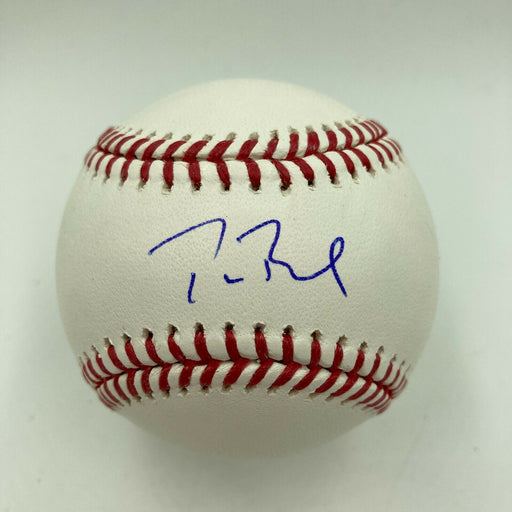 Tom Brady Single Signed Autographed Official Major League Baseball Fanatics COA