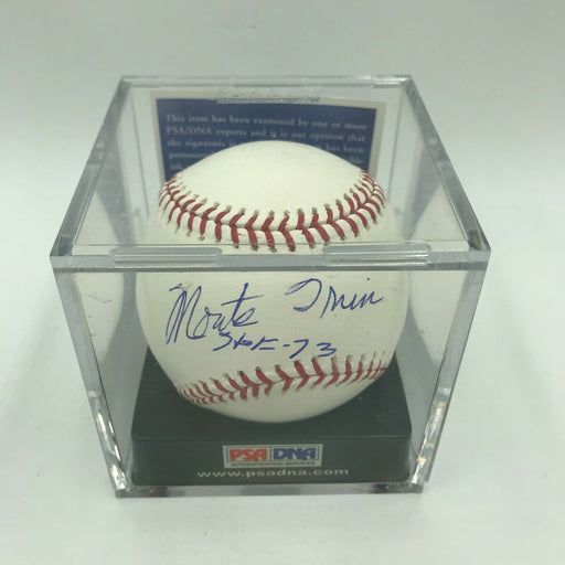 Monte Irvin HOF 1973 Signed Autographed MLB Baseball PSA DNA GRADED GEM MINT 10