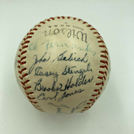 Casey Stengel & Ernie Lombardi Signed 1948 Oakland Oaks Signed Baseball Beckett