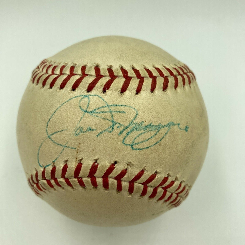 Beautiful 1940's Joe Dimaggio Playing Days Signed Autographed Baseball JSA COA