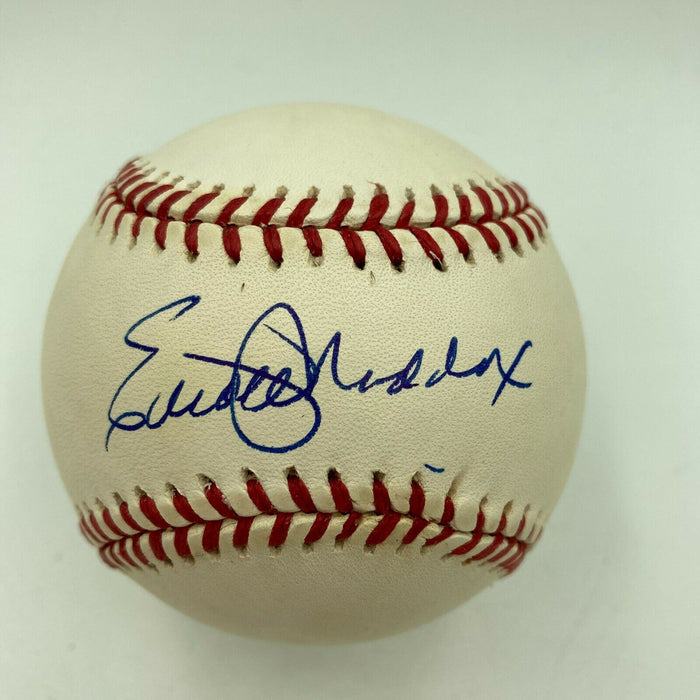 Elliott Maddox Signed Autographed Official Major League Baseball