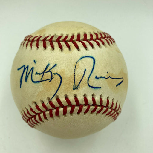 Mickey Rivers Signed Autographed Official Major League Baseball