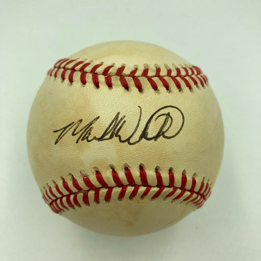 Mark Wohlers Braves Signed Autographed Official American League Baseball