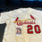 Lou Brock Signed Authentic St. Louis Cardinals Mitchell & Ness Jersey JSA COA