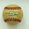 Vintage Willie Mays Signed Autographed National League Feeney Baseball PSA DNA